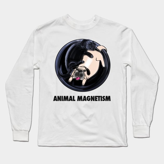 Animal Magnetism Long Sleeve T-Shirt by spclrd